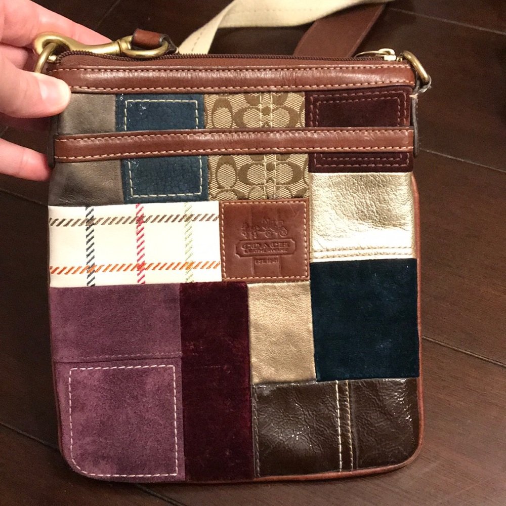 Coach Messenger Patchwork Crossbody Bag